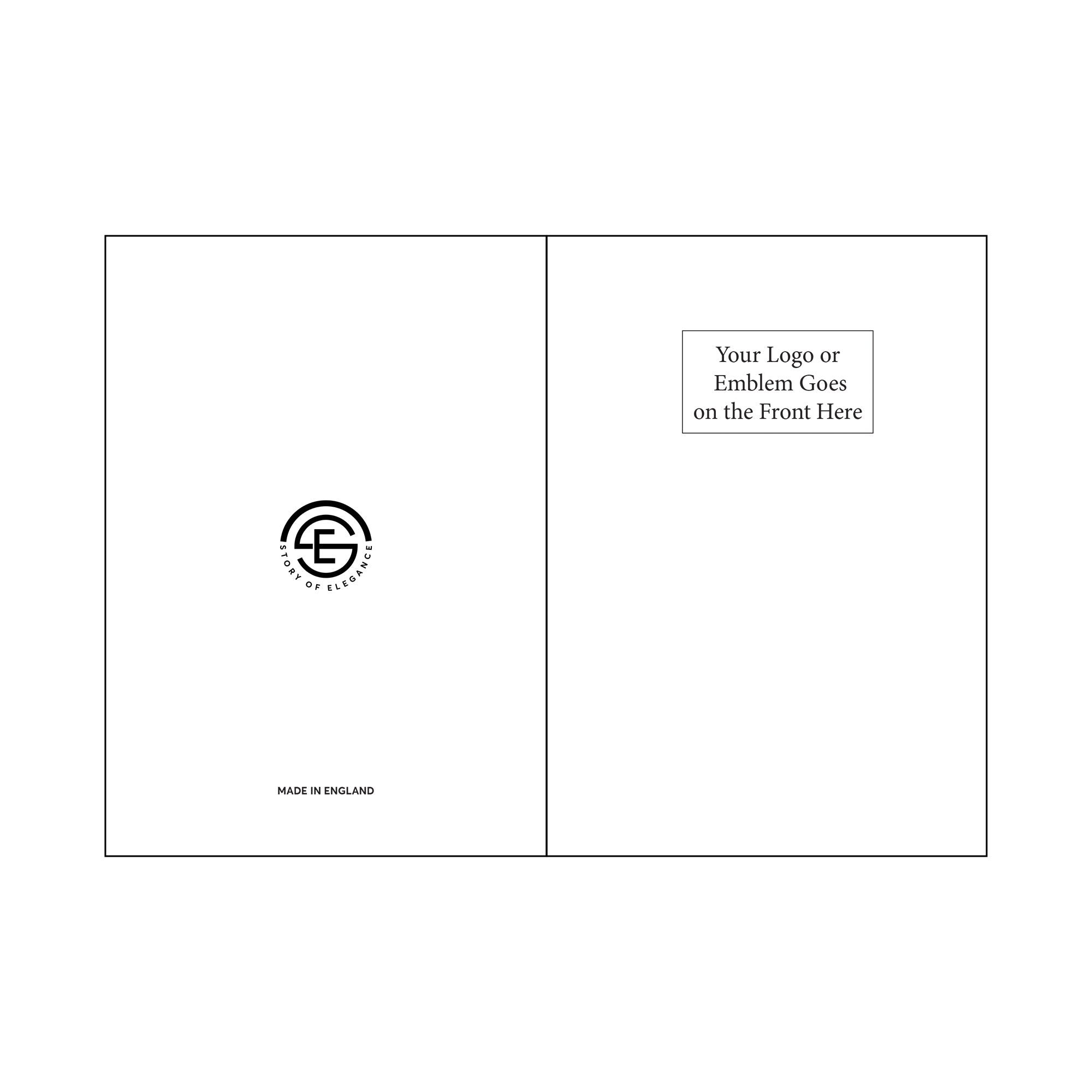 Co-Brand Greeting Cards With Logo or Emblem, Foil Block and Matching Envelopes