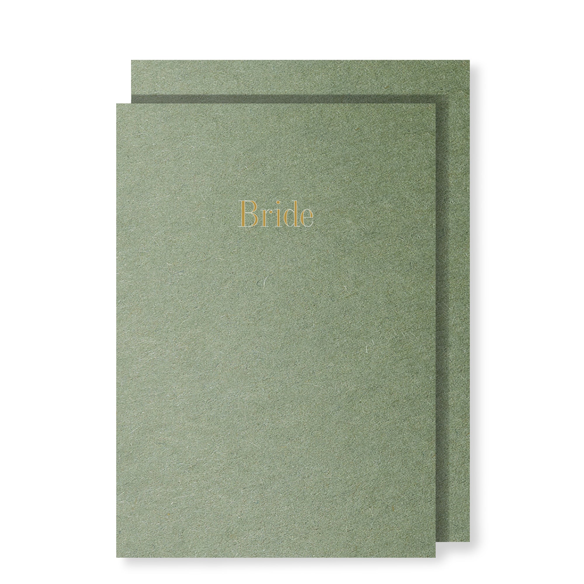 Bride Card, Sage Green