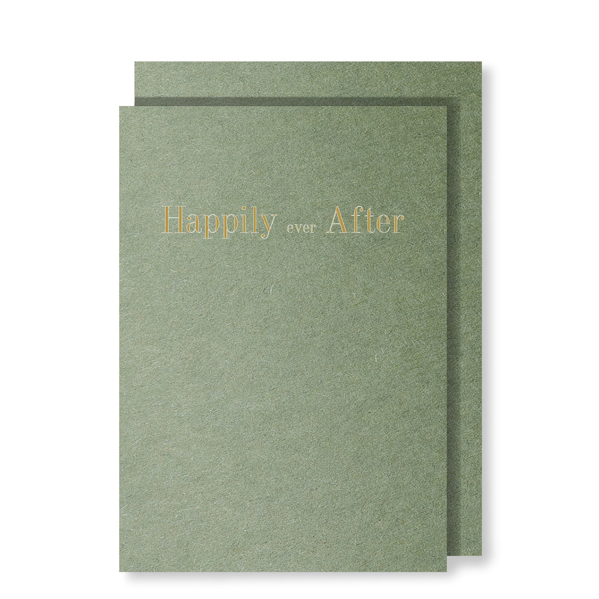 Happily Ever After Card, Sage Green