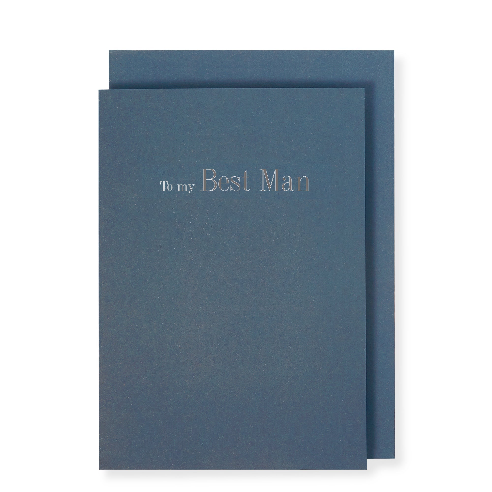 To My Best Man Card, Cobalt Blue