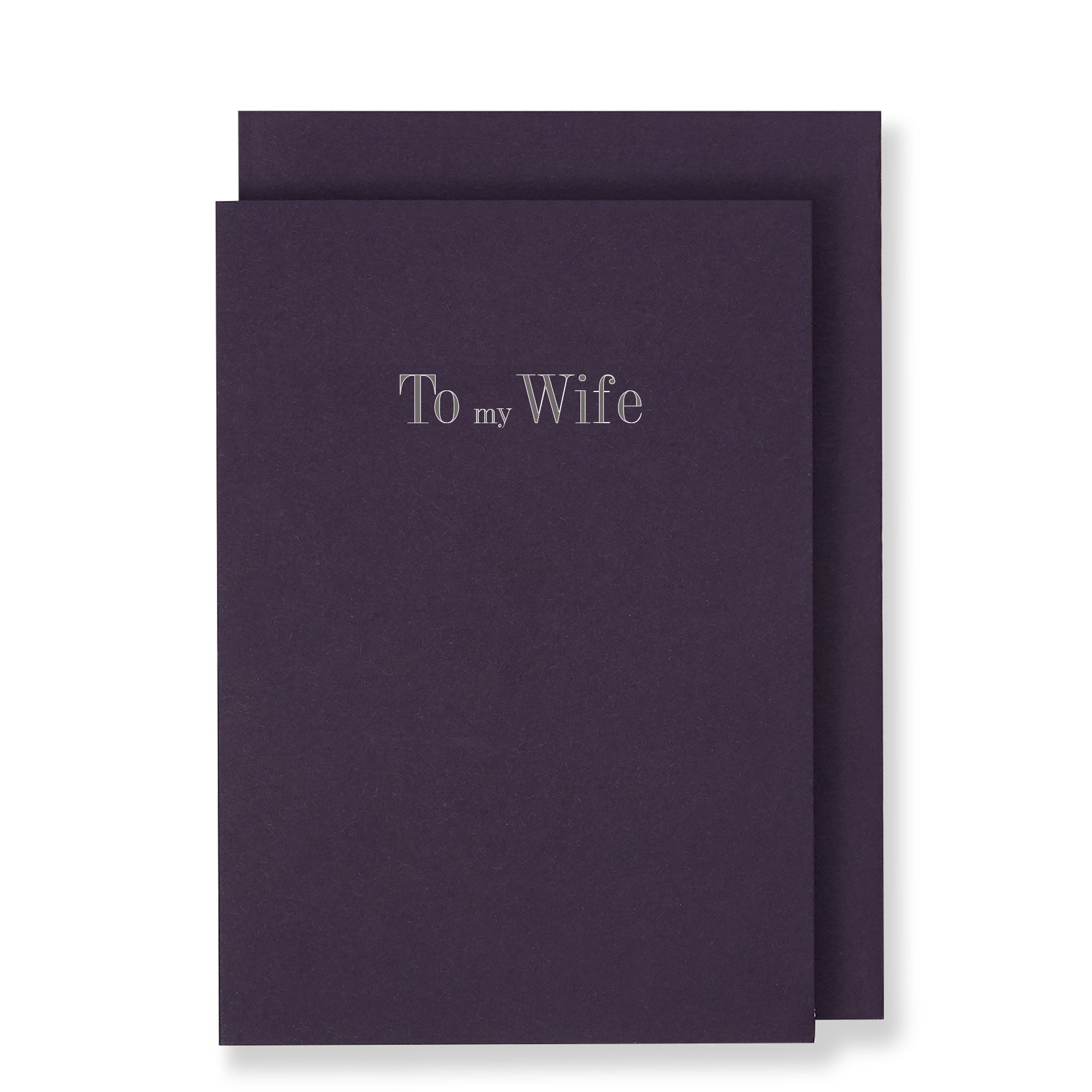 To My Wife Card, Deep Purple