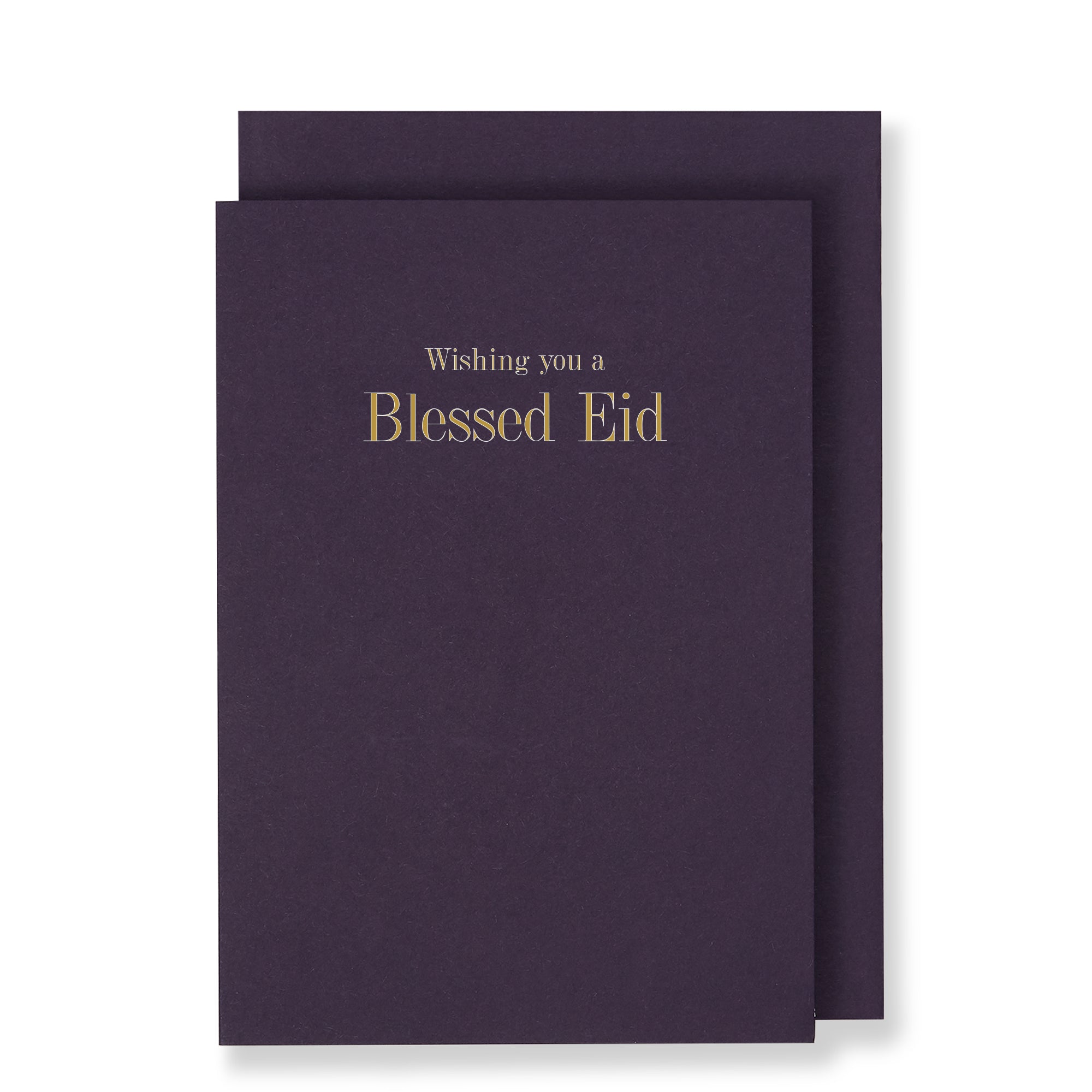 Wishing You A Blessed Eid Card, Deep Purple